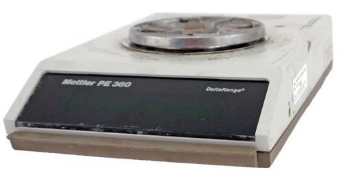 Mettler pe-360 deltarange 360g/.01g digital lab bench-top weighing balance scale for sale