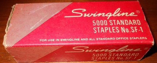 Vintage 1960&#039;s Swingline SF-1 Standard Staples Box Of 5000 - New In Original Box