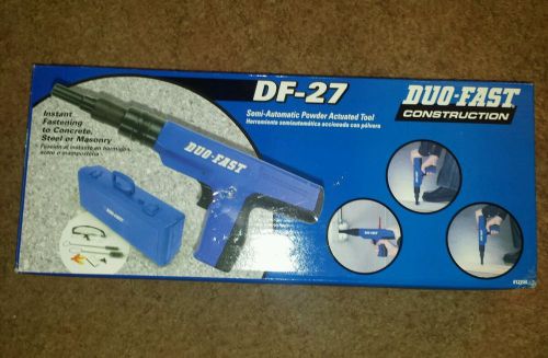 Duo-Fast df-27 semi automatic powder tool construction new