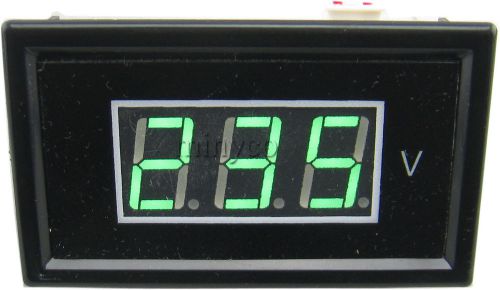 AC75-300V green AC digital voltmeter volt panel meter Voltage Monitor Measuring