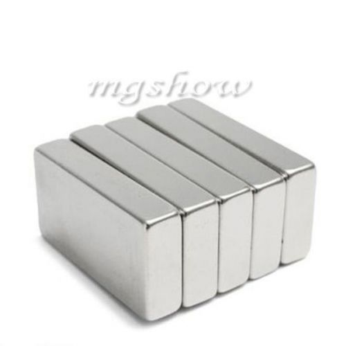 1/2/5Pcs Neodymium Block Magnet 50x25x10mm N52 Grade Strong Rare Earth Magnets