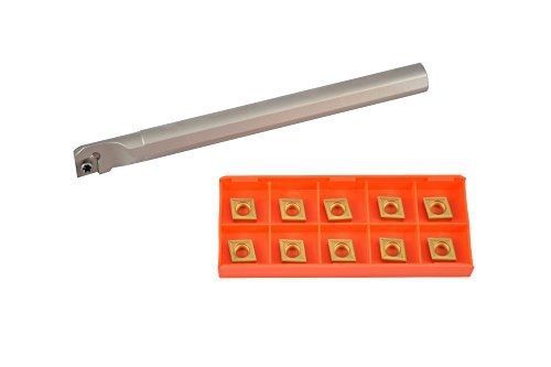 Glanze sclcr 8-3d kit + ccmt 321 m3 g200 indexable boring bar kit with 10 for sale