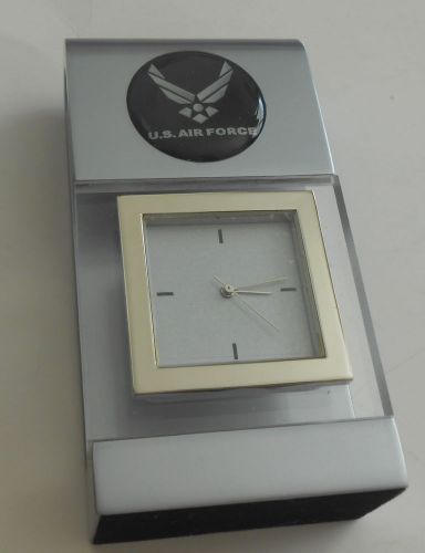 U.S. Air-Force  Business Card Holder with Clock