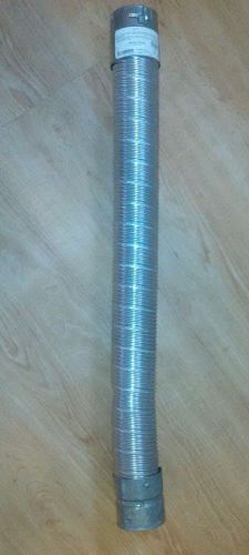 Qty: 2) b-vent 3&#034; diameter single wall flex connector x 3&#039; length - mswf0303 for sale