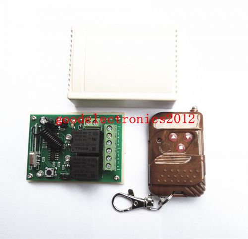 RF remote control transmitter and receiver for motor forward and reverse 315MHZ