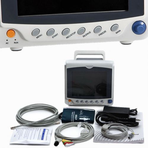 Free ship ce fda icu ccu 4-parameter vital sign patient monitor 8.4-inch screen for sale