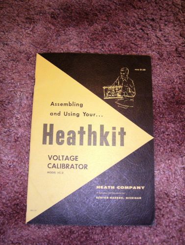 Heathkit VC-3 Voltage Calibrator Original Manual! Rare!