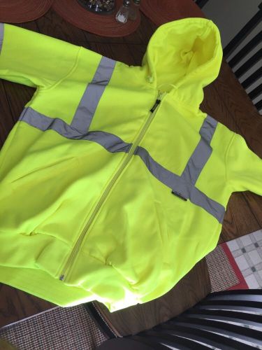 High Visibility Hoodie Mens X large