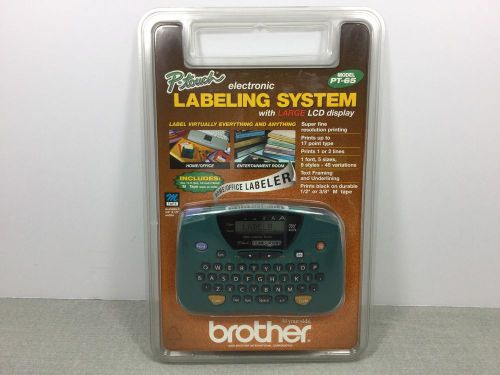 Brother Printer PT-65 P-touch Home and Hobby Labeler W LCD Screen