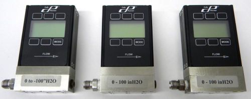 Lot of cole-parmer p-100-d digital pressure guages w/ rs-232 for sale