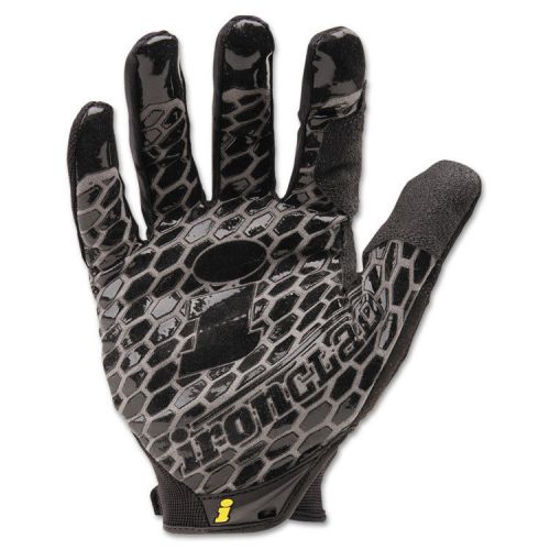 Ironclad box handler gloves, 1 pair, black, large, pr - irnbhg04l for sale