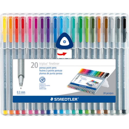 Triplus fineliner pens 20/pkg-multi for sale