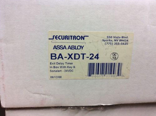 Securitron (Abloy) BA-XDT-24 Exit Delay Timer Surface Mount Box w/Key &amp; Sonalert