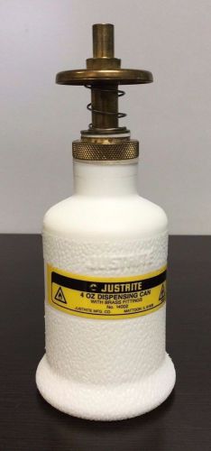 JUSTRITE 14002 Dispensing Bottle, 4 Oz.
