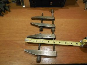 Set of 2 Machinist Parallel Clamps 4&#034;  X  2&#034;  Free USA Shipping!