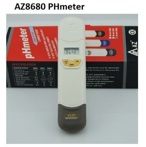 Water quality tester pen type  ph/temp.meter az-8680 phmeter for sale
