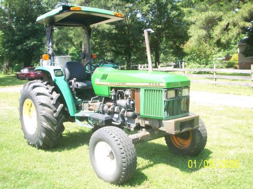 John deere 5500 tractor - diesel; one owner - great price!  no reserve! for sale