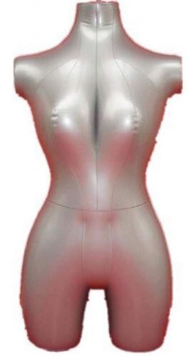 New Female 3/4 Form Inflatable Mannequin Torso Dummy Model Fashion Dress Display