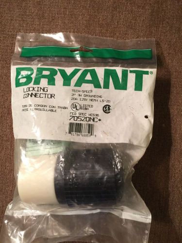 BRYANT 70520NC LOCKING CONNECTOR 20A 125V L5-20R; 10 PACK