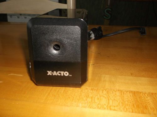 X-ACTO Black Electric Pencil Sharpener Model #18XXX