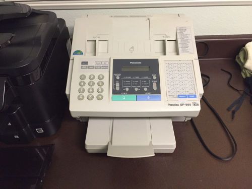 Panasonic Panafax UF-595 Fax Machine Used Plus Toner Cartridge