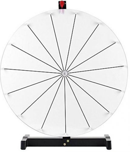 Yescom 24 Tabletop Dry Erase Prize Wheel W/ White Editable Board, 15 Slots and