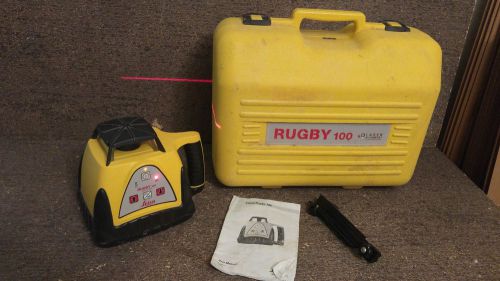Leica Rugby 100 Self Leveling Rotary Laser Level w/ Case