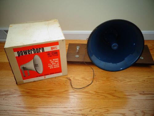 Base Unit &amp;Powerhorn Speaker 40-1238B Bullhorn Outdoor Auction Party Football