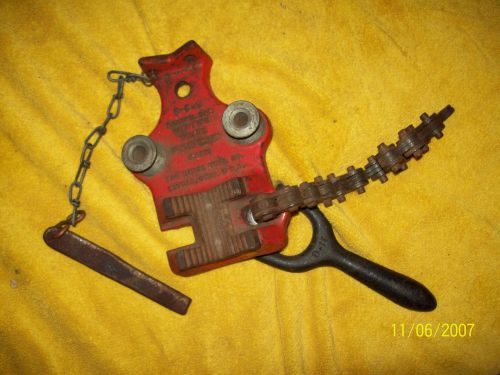 Ridgid BC2 Bench Chain Vise Plumber Heavy small clamp unit for pipe fitter