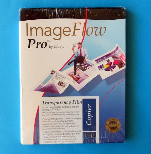 NEW ! TRANSPARENCY FILM ~ 8 1/2 X 11 IN. ~ 100 SHEETS ~ COPIER ~  IMAGEFLOW PRO