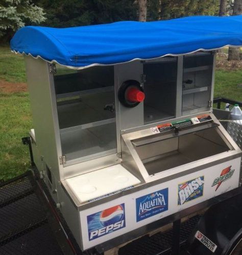 Beverage cart concession for golf cart/with full canopy for sale