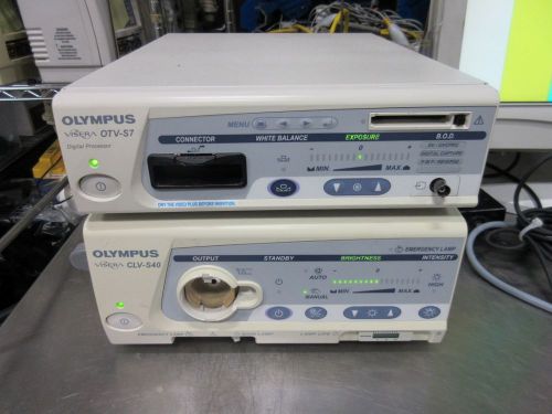 Olympus OTV-S7 Camera CLV-S40 Light source Olympus CYF-V2 Cystoscope