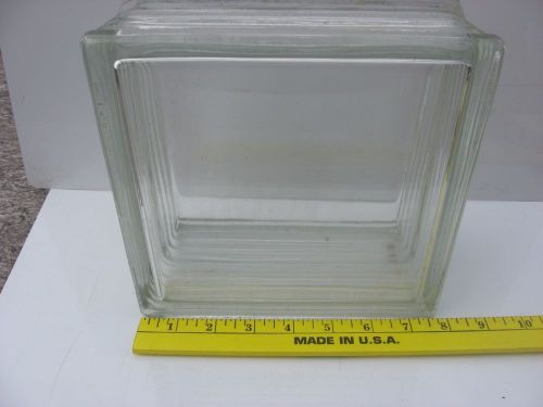 Vintage Architectural Glass Blocks Vue 7 5/8&#034; x 7 5/8&#034; x 4