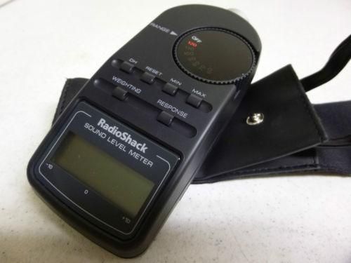 Radio Shack Sound Level Meter 33-2055 Digital Display with 9v battery
