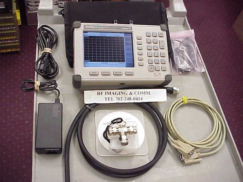 Anritsu sitemaster s332d cable / antenna &amp; spectrum analyzer / option 3/10/21/29 for sale
