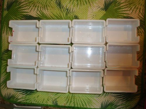Restaurant Sugar Sweetener Creamer Packets Holders Lot of 11 Plastic