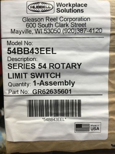 Hubbel - Model No: 54BB43EEl - Series 54 Rotary Limit Switch