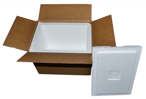 14 X 10 X 10&#034; Insulated Styrofoam Shipping Cooler (1 Cooler)
