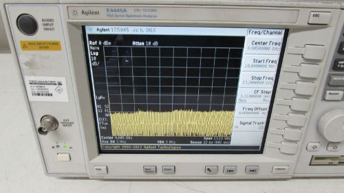 Agilent E4445A PSA Spectrum Analyzer 3 Hz to 13.2 GHz LOW DANL/PHASE NOISE CAL&#039;D
