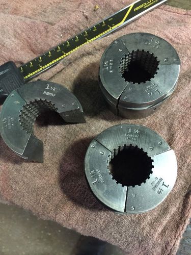 1-1/8&#034; round serrated hardinge s-23 collet pads screw machine acme new britain for sale
