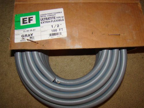 100&#039; 1/2&#034; alflex ultratite type ef liquid tight extra flexible metal conduit for sale