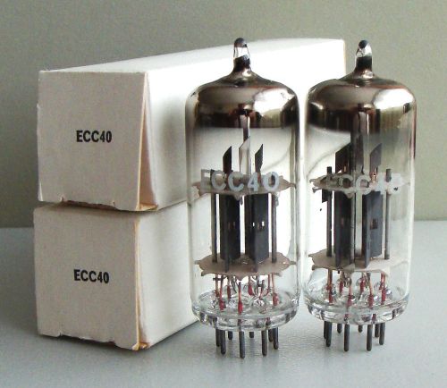 2 x tungsram ecc40 audio tubes, nib for sale
