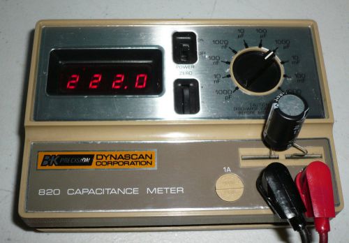 B&amp;K Precision Dynascan 820 Portable Digital Capacitance Meter
