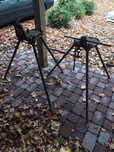 Ridgid no. 45 tristand and tsy 2 1/2 vise stand lot threader nj for sale