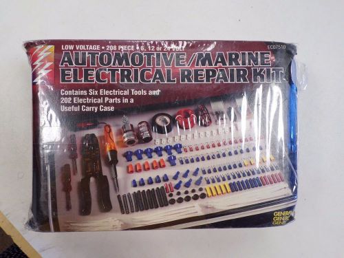 General 208 piece electrical repair kit ec07510 low voltage automotive / marine for sale