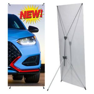 Premium X-Frame Banner Stand 24&#034;x63&#034; with Free Carrying Bag (Frame ONLY)