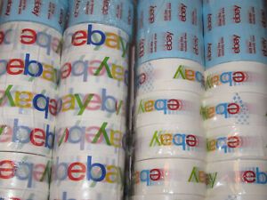 10 rolls of eBay Branded Tape 2&#034; x 75yds. Free Priority Shipping