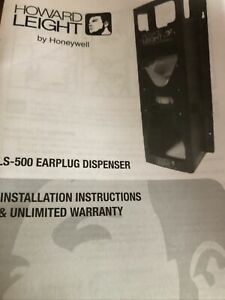 HONEYWELL HOWARD LEIGHT LS-500 Ear Plug Dispenser for LL-1, MAX-1, MAX Lite 1/Ea