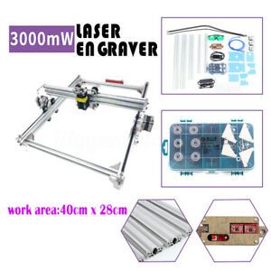 3000MW DIY High Precision Laser Engraver Print Marking Cutting Engraving Machine