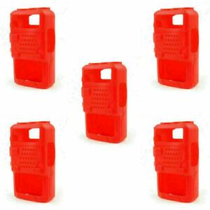 5x Rubber Soft Handheld Case Holster For BaoFeng UV-5R/5RA/5RE Plus Radio RD T08